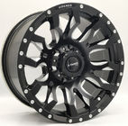 Black Milled PCD Jante 17 Inch 4x4 Off Road Rims impact resistant