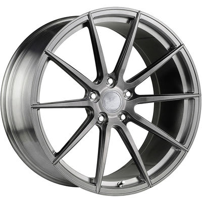 Brushed Silver Forged Aluminum Alloy Wheels For Racing